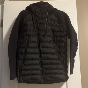 Nike Men's Black Hooded Puffer Jacket